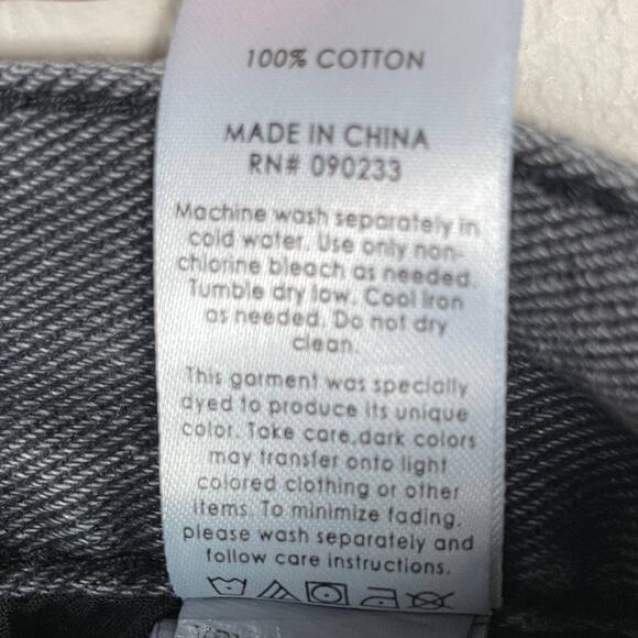 Pacsun High Rise Straight Jeans Distressed - Picture 9 of 9